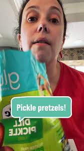 Gluten free pickle pretzels. Thank you Glutinos!!