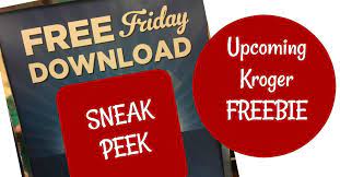 18/01/2019 · king soopers free friday digital coupon download january 18, 2019: Kroger Free Friday Download Sneak Peek