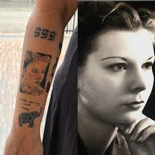 Lilly memorial tattoo for these 2 lovely ladies in honor of Hazel. Was a  pleasure to design and execute this for you both