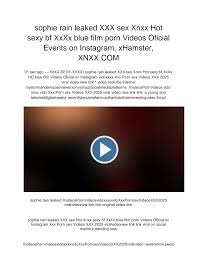 sophie rain leaked XXX sex Xnxx Hot sexy bf XxXx blue film porn Videos  Oficial Events on Instagram, xHamster, XNXX.COM