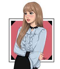 She grew up surrounded by illustration and animation work and with these rich creative roots has developed her own individual style. My Bae Lisa I Love Her So Fm It S Not Ariana Ikkk But Expect A Lot Of Blackpink Drawings B Digital Art Girl Girls Cartoon Art Cartoon Girl Drawing