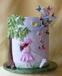 Butterfly Cake In August Issue Of Cake Central Magazine By Suebee On Cakecentral Com Butterfly Cakes Cake Girl Cakes
