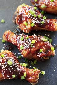 Korean Glazed Chicken Drumsticks Recipe Chicken Drumstick Recipes Drumstick Recipes Bbq Recipes