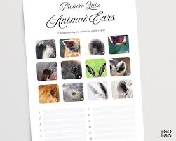 If you can ace this general knowledge quiz, you know more t. Picture Quiz Animal Ears Pub Quiz Picture Round Nature Etsy