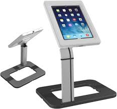 Maclean Lockable Tablet Desk Mount Stand Secure Anti Theft Holder Universal Desk Tablet Stand For Public Displays Lock Anti Theft Ipad Samsung Mc 644 Amazon Co Uk Computers Accessories