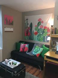 Cactus Themed Dorm Room Succulents Decor Living Room Themes Dorm Living