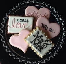 Customizable I Do Sugar Cookie Wedding Collection Anniversary Cookies Sugar Cookies Decorated Bridal Shower Cookies