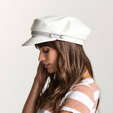 Brixton Ashland Fiddlers Cap Off White