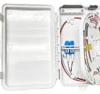 FTTH Fiber Distribution Box, 4 Port Fiber, LC Singlemode ...
