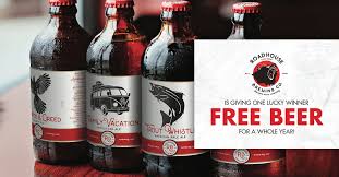 Win Free Beer For A Year From Roadhouse Brewery Fun Sweepstakes Contests Sweepstakes Sweepstakes