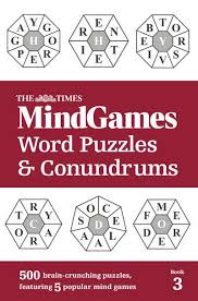 Thanksgiving crosswords, trivia games, word searches, memory games and jigsaw puzzles provide fun for the whole family. The Times Mindgames Word Puzzles And Conundrums Book 3 The Times Mind Games 9780008285340 Blackwell S