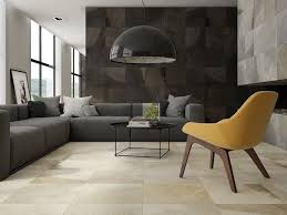 Black And White Accent Wall Living Room Black Stone Tile Wall Painting Accent Walls Dark Grey Sofa Yellow Armchair In 2020 Accent Walls In Living Room Living Room Decor Inspiration Living Room Designs
