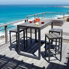 Table De Jardin Haute En Escale Kursi Meja Kayu
