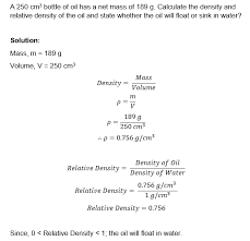 Density calculation worksheet education answer key. Pin On Density Relative Density