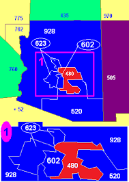 360networks (usa) inc., 365 wireless, at&t local, allegiance. Area Code 480 Wikipedia