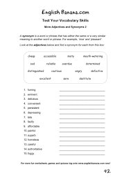 Synonyms for more in free thesaurus. More Adjectives And Synonyms 2 English Banana