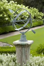 Contemporary Sundial Armillary Garden Spheres Landscape Design Garden Statues