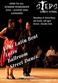 Cette dénomination est répandue en france, en suisse et en allemagne mais le terme foxtrot est utilisé dans le reste du monde pour nommer cette danse. Stage De Danse D Ete Summer Workshops 2020 Ecole De Danse Lausanne Steps Dance School
