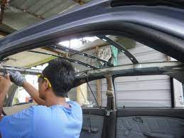 Harga tukar bumbung kereta wira. Bengkel Sunroof Kulit Bumbung Roof Panel
