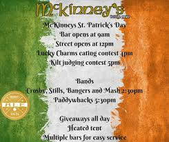 Iron Your Kilt: It's Time for McKinney's St. Patty's Street Takeover