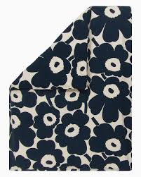 Shop for navy duvet cover online at target. Marimekko Unikko Duvet Quilt Cover Navy Blue Beige Queen Living By Design