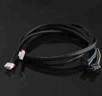 OEM/ODM Connect Copper Electric Wire Black and Red Single Head Wiring  Harness