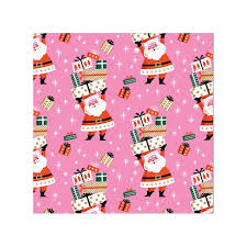 4 christmas themed flexable ties they look great santa clause, holly,and raindeer ties. Organic Cotton Fabric Print Tinsel Merry Merry From Cloud9