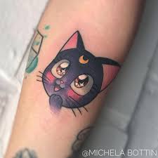 Sailor Moon Luna Cat Tattoo Sailor Moon Tattoo Tattoos Sailor Moon Cat