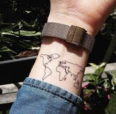 Carte Du Monde X5 Worldmap X5 Tattoo Online Tattoo Sevgili Dovme Dovme Fikirleri