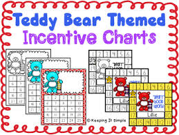 Reward Charts Teddy Bear Themed