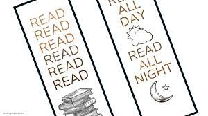 free pdf read printable bookmarks making a space