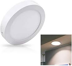 Amazon Com Kepooman Surface Mounted Led Ceiling Lights 2pcs 6w Round Led Panel Ceiling Lamps 480 Lm Warm White Light Fixtures For Bedroom Bathroom Hallway Dinning Room Clothing