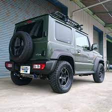 trust greddy jimny sitting on rays volk racing te37x jimny style ジムニー ja11 ジムニー カスタム シエラ