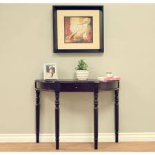 Imagine it greeting guests in the entryway, dressing a blank living room wall or even providing storage in a home office. Homecraft Furniture 36 In Espresso Rectangle Wood Console Table With Drawers H 14 B The Home Depot