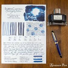 Thinkthursday Graf Von Faber Castell Midnight Blue Midnight Blue Is The Only Color That Can Ever Com Fountain Pen Ink Faber Castell Fountain Pen Pen And Paper