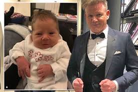 Gordon ramsay is a tv personality, celebrity chef, and author. Gordon Ramsay S Newborn Son Oscar S Cheeky Nod To Michelin Stars Mirror Online