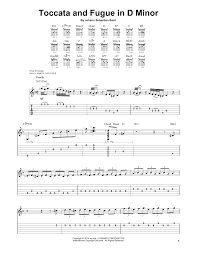 Toccata And Fugue In D Minor Cello Sheet Music J S Bach Toccata And Fugue In D Minor Chanson Guitare Tablature Tablature Guitare