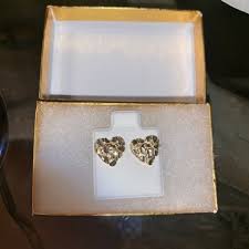 Buffed to a brilliant luster, these hoop earrings secure comfortably with hinged backs. Jewelry 14k Good Heart Nugget Earrings Poshmark