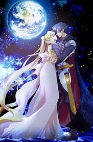See more ideas about aesthetic anime, kawaii anime, anime girl. Hd Wallpaper Anime Blonde Couple Girl Kiss Love Male Moon Romance Wallpaper Flare
