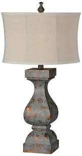 Eloise Blue Distressed With Copper Highlights Table Lamp Tablelamp Tablelamps Tablelampidea Rustic Table Lamps Farmhouse Table Lamps Table Lamps Living Room