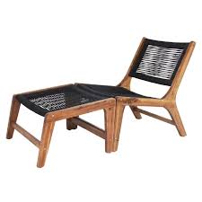 Bungalow Rose Asuka Rope Patio Chair With Ottoman Reviews Wayfair Lounge Chair Outdoor Patio Chairs Outdoor Lounge Chair Cushions