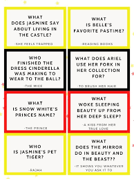 This conflict, known as the space race, saw the emergence of scientific discoveries and new technologies. Disney Princess Trivia Quiz Free Printable The Life Of Spicers