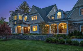 Sanford Custom Builders Custom Home Builders In Wellesley Hills Ma Custom Home Builders Greek Revival Home Beach House Exterior