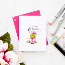#2 overall (us) #3 sales (us) #2 recruiting (us) #2 leadership (us) stamp it demonstrator group leader. Simon Says Stamp Floral Flamingo Card Face Today With Confidence Photo Tutorial Yana Smakula