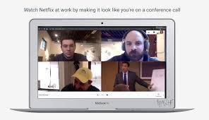 Hot New Product On Product Hunt Netflix Hangouts Watch Netflix At Work By Faking A Conference Call Chrome Extensions Net Watch Netflix Netflix Conference Call