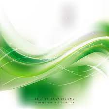 Vector abstract / vector background. White Green Wave Background