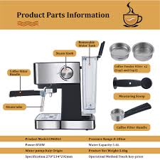Check spelling or type a new query. Biolomix 20 Bar Italian Type Espresso Coffee Maker Machine With Milk Frother Wand For Espresso Cappuccino Latte And Mocha Coffee Makers Aliexpress