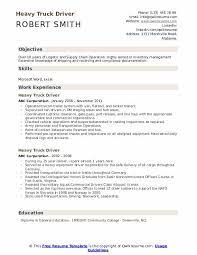 Looking for the best cv format. Heavy Truck Driver Resume Samples Qwikresume