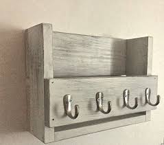 Organisateur Cle Rustique Porte Courrier Porte Cles En Bois Etsy Porte Cle Mural Boite A Clefs Porte Cle