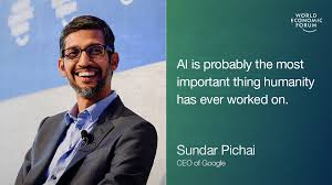What strikes me every single time is that the aspirations of indians are unique and unparalleled. Artificial Intelligence Could Be Our Saviour According To The Ceo Of Google World Economic Forum